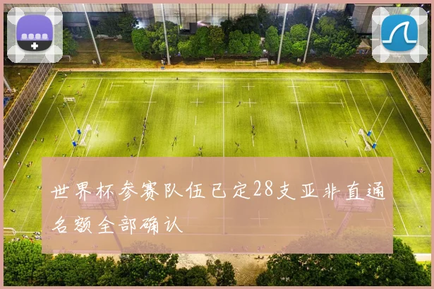 世界杯参赛队伍已定28支亚非直通名额全部确认